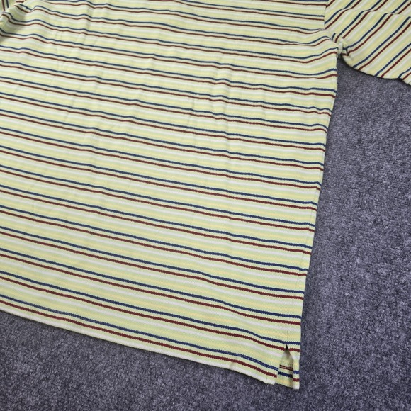 Men's Tommy Hilfiger Striped Polo Shirt - Size XL Extra Large Green - Picture 12 of 14